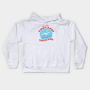 Goodbye ENGLAND Let´s go to THAILAND Kids Hoodie